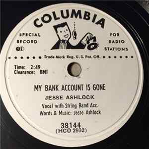 Download Jesse Ashlock - My Bank Account Is Gone / Betty Ann
