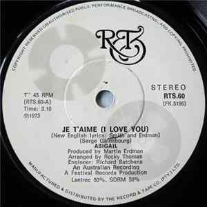 Download Abigail - Je T'Aime (I Love You)
