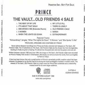 Download Prince - The Vault... Old Friends 4 Sale