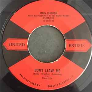 Download Marv Johnson - Don't Leave Me