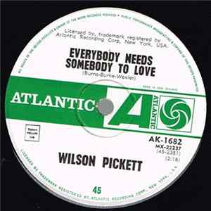 Download Wilson Pickett - Everybody Needs Somebody To Love