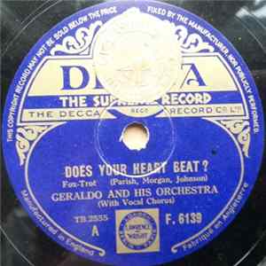 Download Geraldo And His Orchestra - Does Your Heart Beat? / You've Got Dust On Your Coat