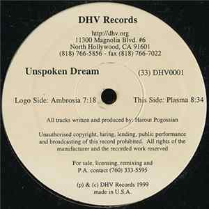 Download Unspoken Dream - Ambrosia / Plasma