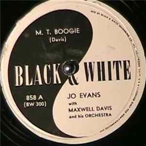Download Jo Evans With Maxwell Davis And His Orchestra - M.T. Boogie / Root Of All My Evil
