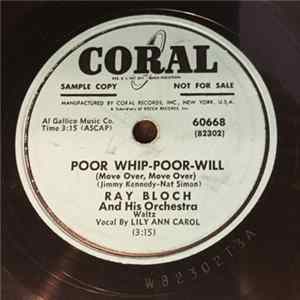 Download Ray Bloch And His Orchestra - Poor Whip-Poor Will / Goodnight My Love