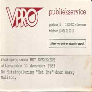 Download Harry Mulisch - Het Ene (Huizingalezing 1984)